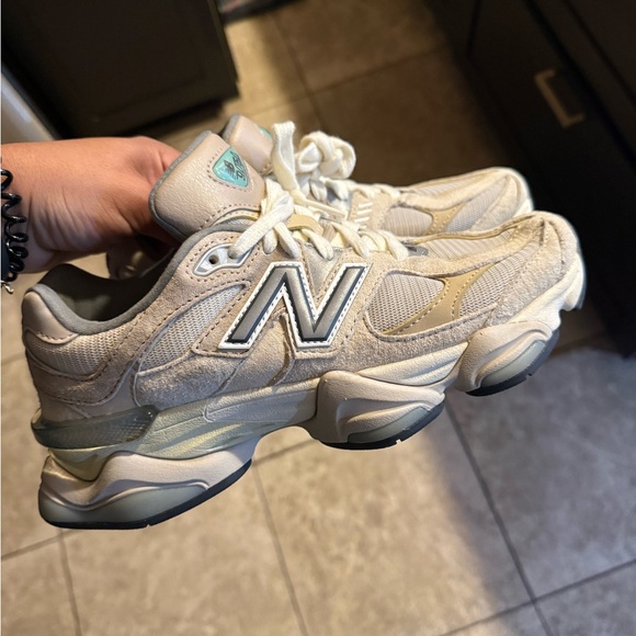 New Balance Shoes - New Balance Beige and Cream Athletic Shoes